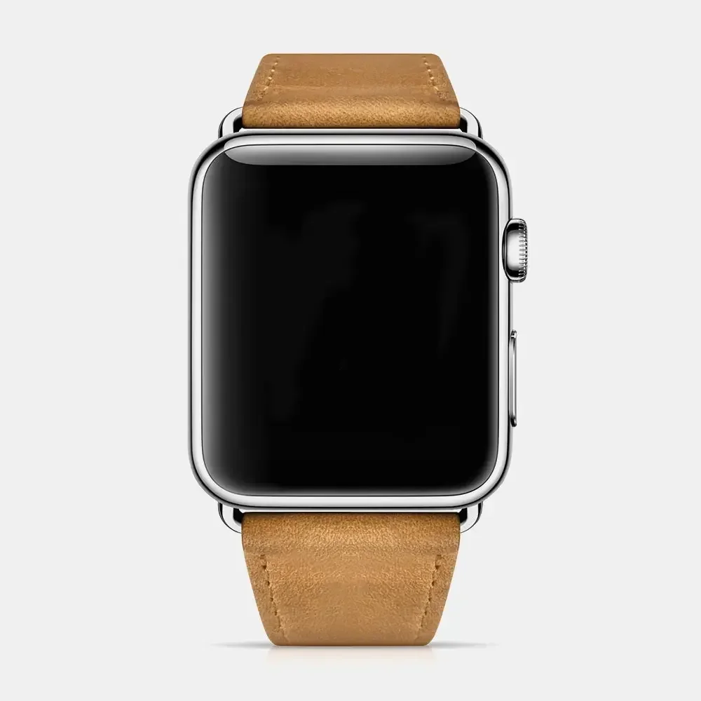 レザーiwatchバンド、クレイジーな馬のシリーズ、アップルウォッチストラップ、41mm、40mm、38mm