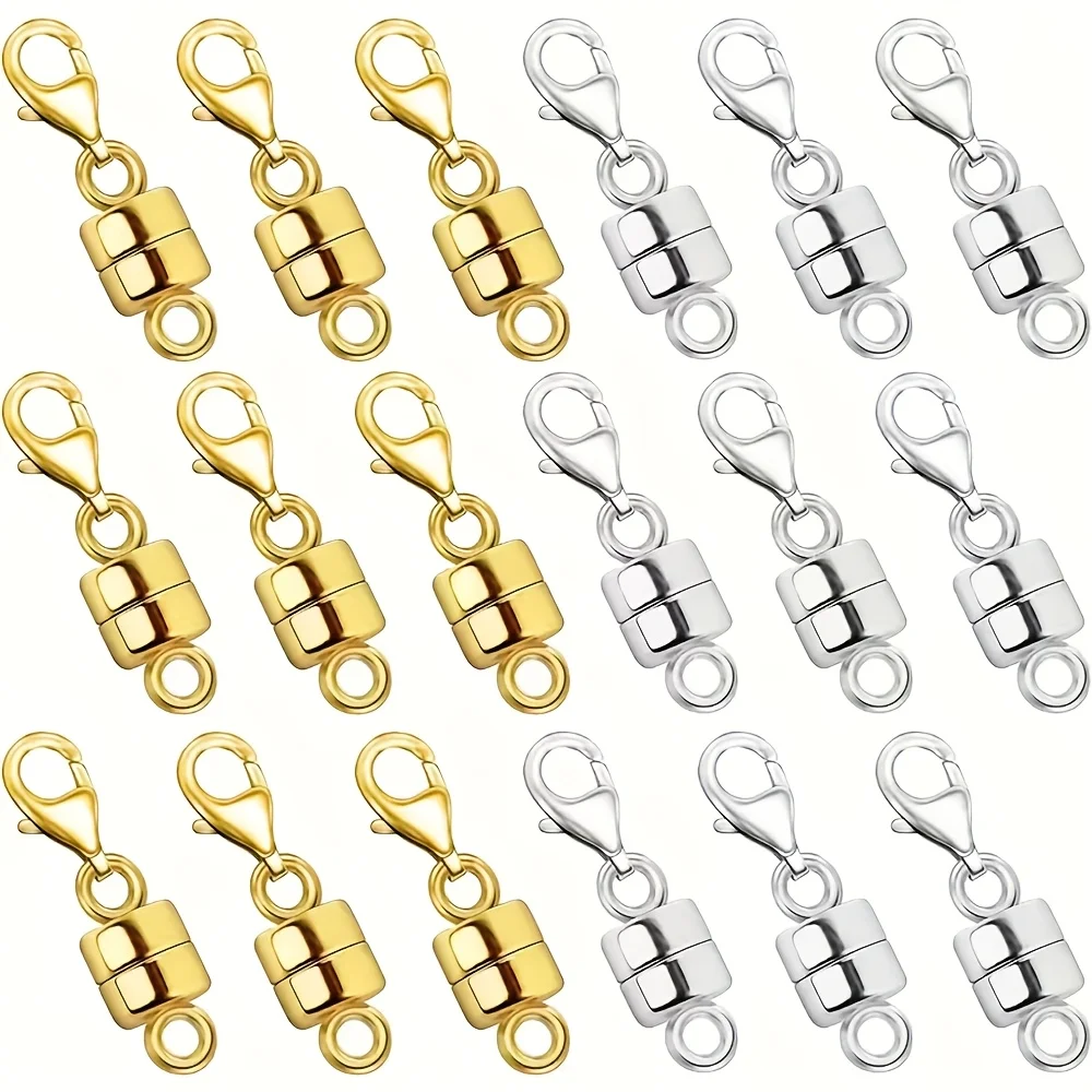 Magnetic Necklace Buckle And Lobster Clasp Converter for Bracelet Chains, Jewelry Fastener