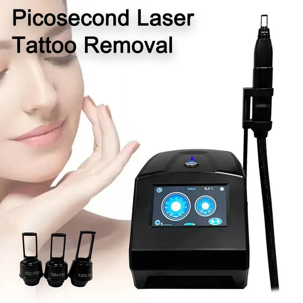 

Portable Picosecond Q Switch Nd Yag Laser Tattoo Spot Eyebrow Removal Machine Pigment Remove Skin Whitening Facial Beauty Tools