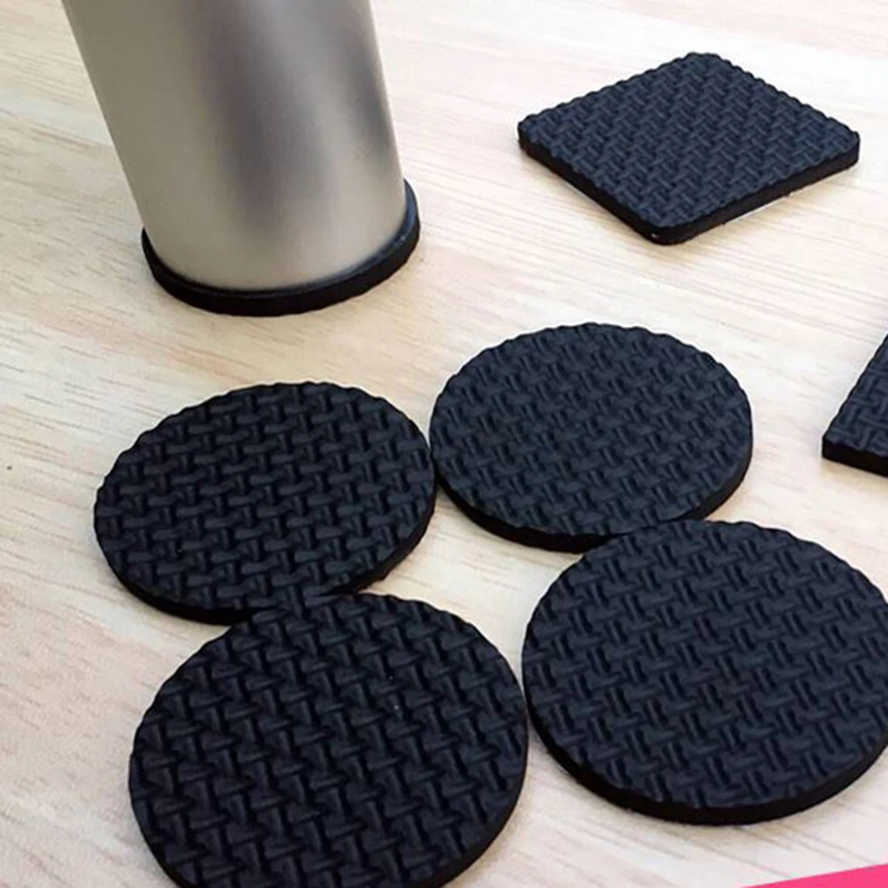 

16 Pcs Rubber Chair Leg Protector Furniture Bottom Feet Thick Furniture Leg Bottom Feet Design Durable Scratchproof Black