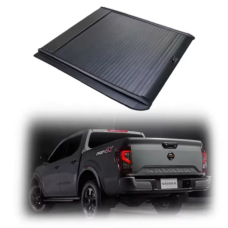 

High Quality Hard Retractable Tonneau Cover Aluminium Roller Lid Shutter Pickup Truck Bed Cover For Nissan Navara