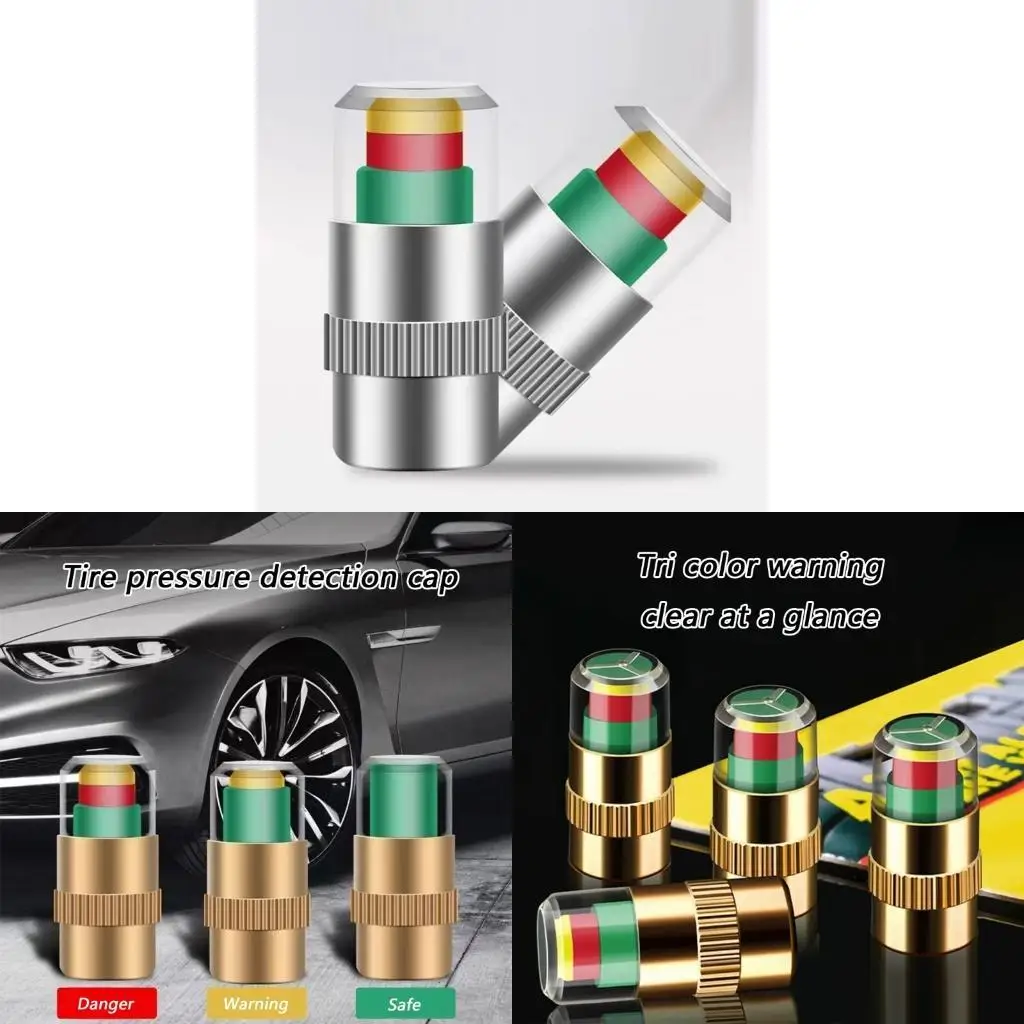 8Pcs High Precisions Tire Valves Cap Copper Material Construction for Year Round Protections in Various Conditions