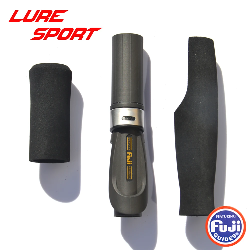 

FUJI IPSSDBC CC16 Reel Seat Gold Logo KDPS ASH Long Nut 10 12cm EVA Handle Set EVA cap grip Rod Building Component DIY Accessory