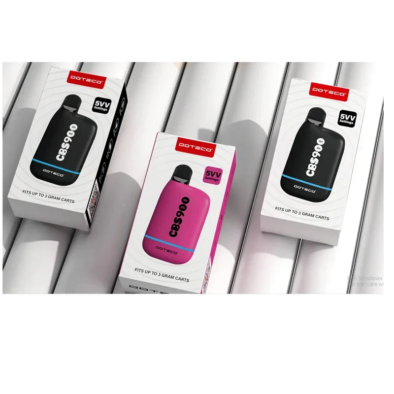 الأصلي Doteco CBS900 Vape بطارية 510 موضوع تصميم مخفي 900mAh ماكس 0.5 مللي-2.0 مللي خرطوشة السجائر الإلكترونية قلم Vape