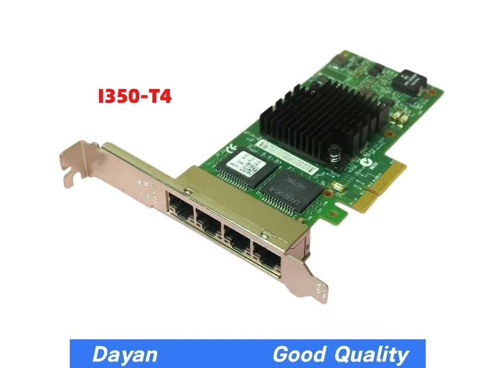 

Сетевая карта для сервера I350-T4 с 4 портами PCI-E 2.1 x4 1GbE THGMP