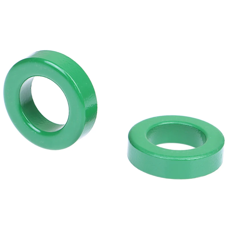 Anel de núcleo de ferrite verde, anti-interferência, alta condutividade, filtro indutor, Mn-Zn, 31x19x8mm, 5pcs