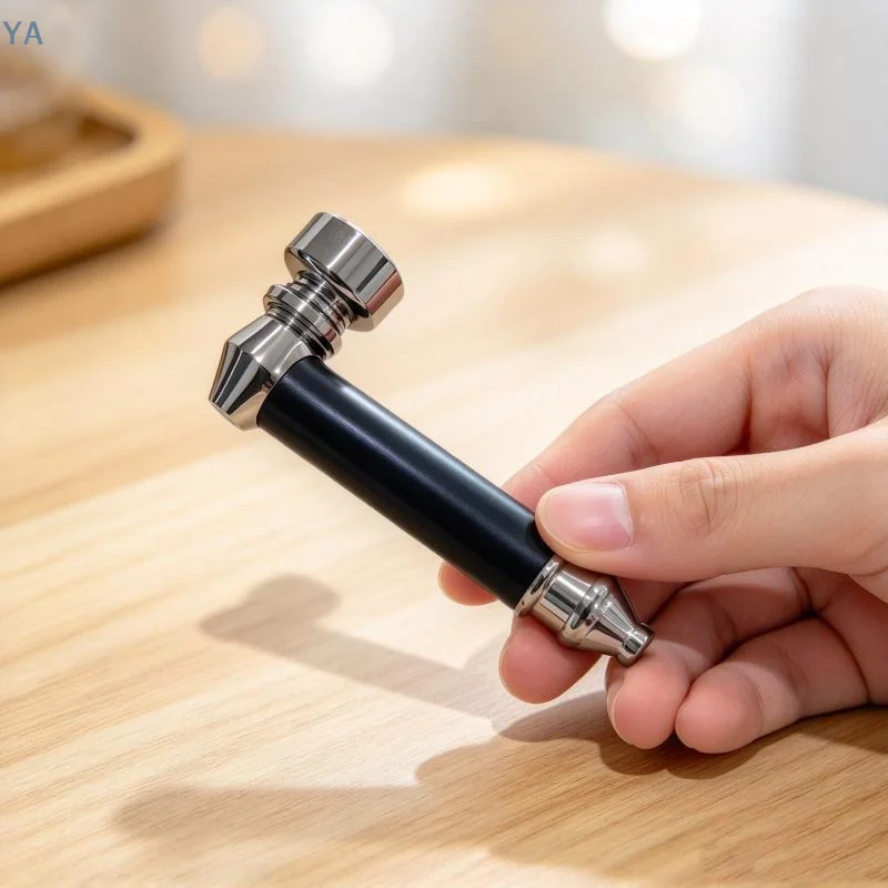 Antique Style Wood Grain Pipe Replica Statue Desktop Ornament Unique Craft for Living Room Cabinet Display Collector Gift