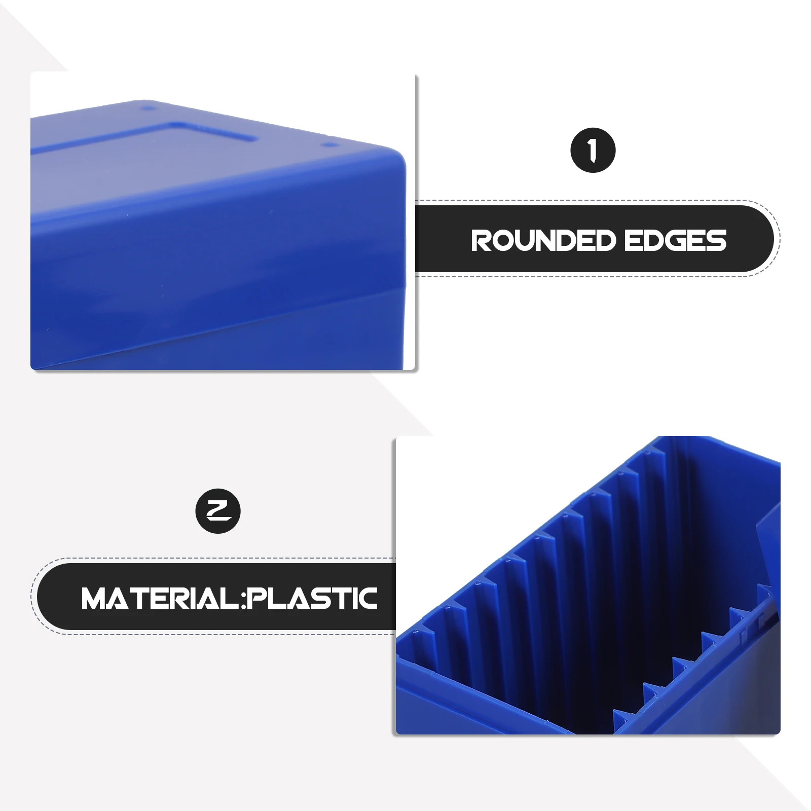 1pc Plastic Storage Box Coin Holder With Slots Display Case For Commemorative Coins Collection Protector Organizer Reusable