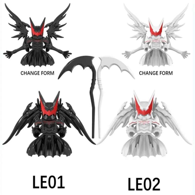 LE01 Superhero New Bricks Hellbat Mini Action Figure Assemble Education Toy Model Building Blocks Children's Birthday Gifts