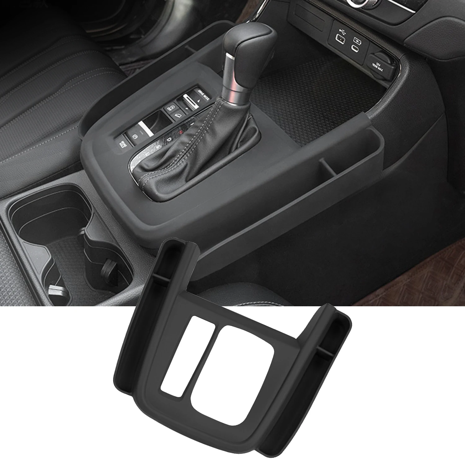 

For Honda CR-V 2023 2024 2025 Silicone Car Center Console Gear Storage Box Holder Storage Tray Organizer Interior Accessories