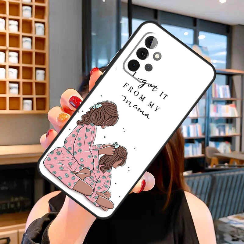 Mãe filha menina filho pai caso para samsung galaxy a53 a56 a36 a06 a13 a32 a12 a22 a52 a35 a26 a16 a55 a15 a54 a34 a14