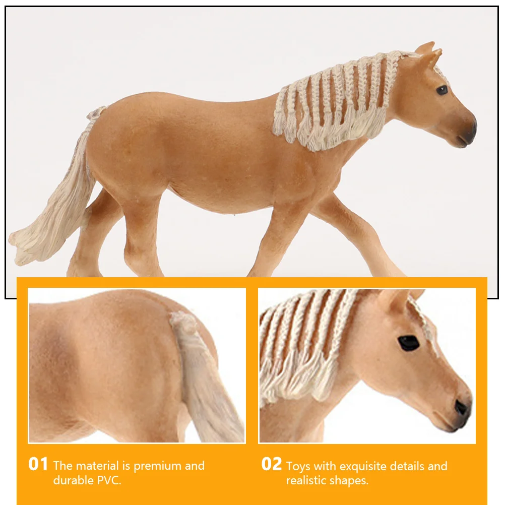 Mare Jungle Animal Figurine Horse Model Cars Toys Childrens Children’s Decor Simulation