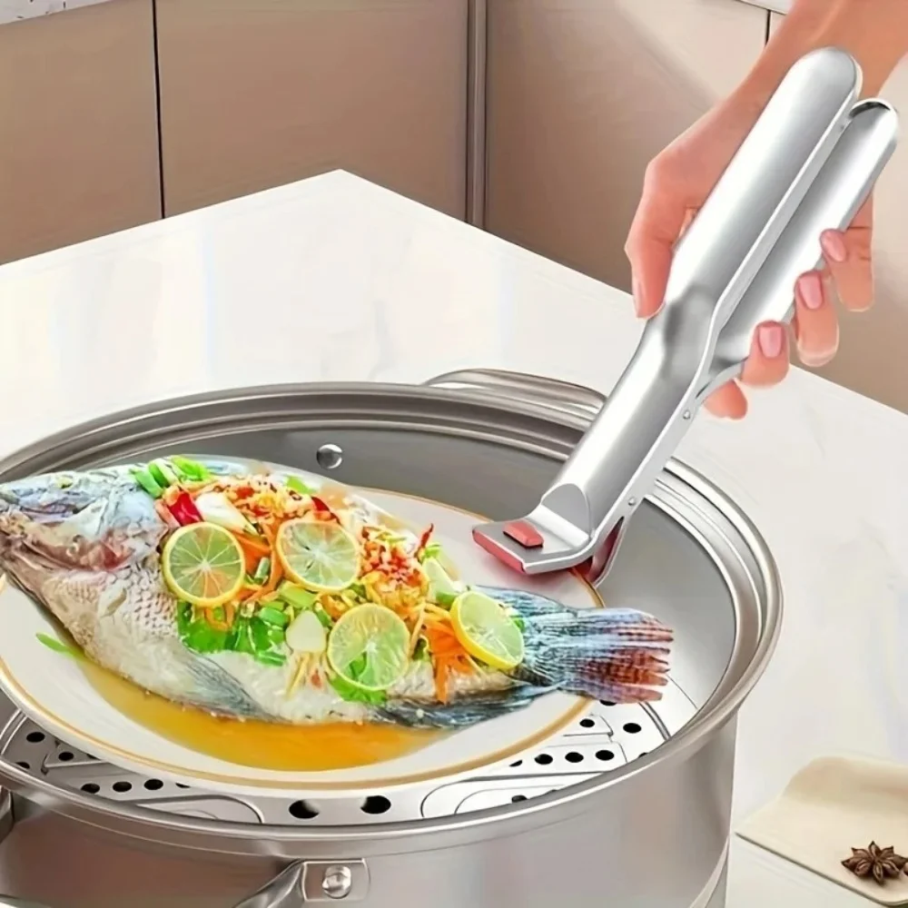 1PC Anti-scalding Clip Hot Bowl Holder Multi-Function Anti-Scald Pan Bowl Clip Air Fryer Dish Plate Tongs Kitchen Supplies