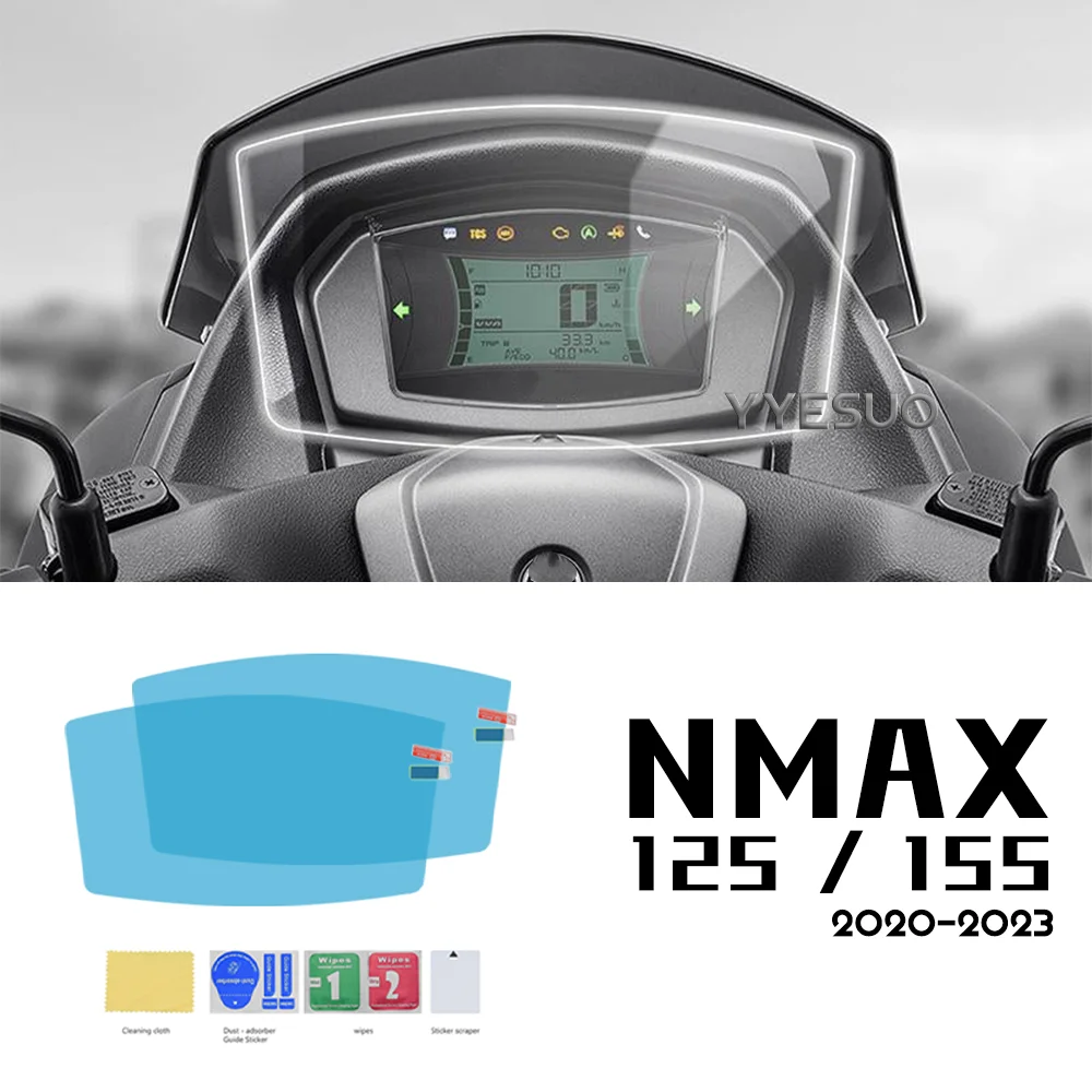 for YAMAHA NMAX 125 Accessories Instrument Screen Protector Film Motorcycle TFT TPU Screen Protection NMAX125 NMAX155 nmax 2023