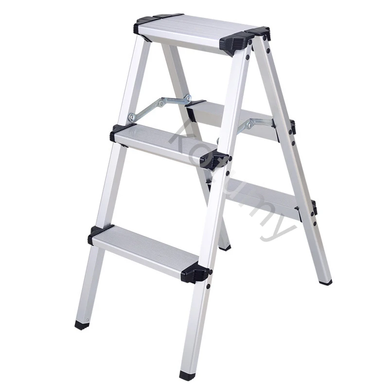 Multifunctional Folding Ladder Aluminum Alloy Telescoping Ladder Two-stage Three-stage Four-stage Household Ladder