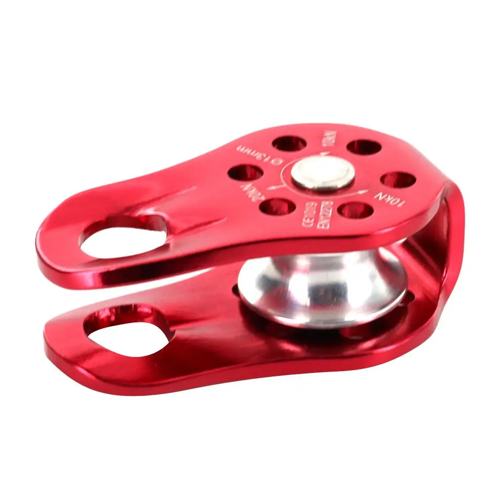 Single Rope Pulley Climbing Device 20KN Lightweight Aluminum Alloy Outdoor Arborist Hardware for Tree Surgeon Tasks
