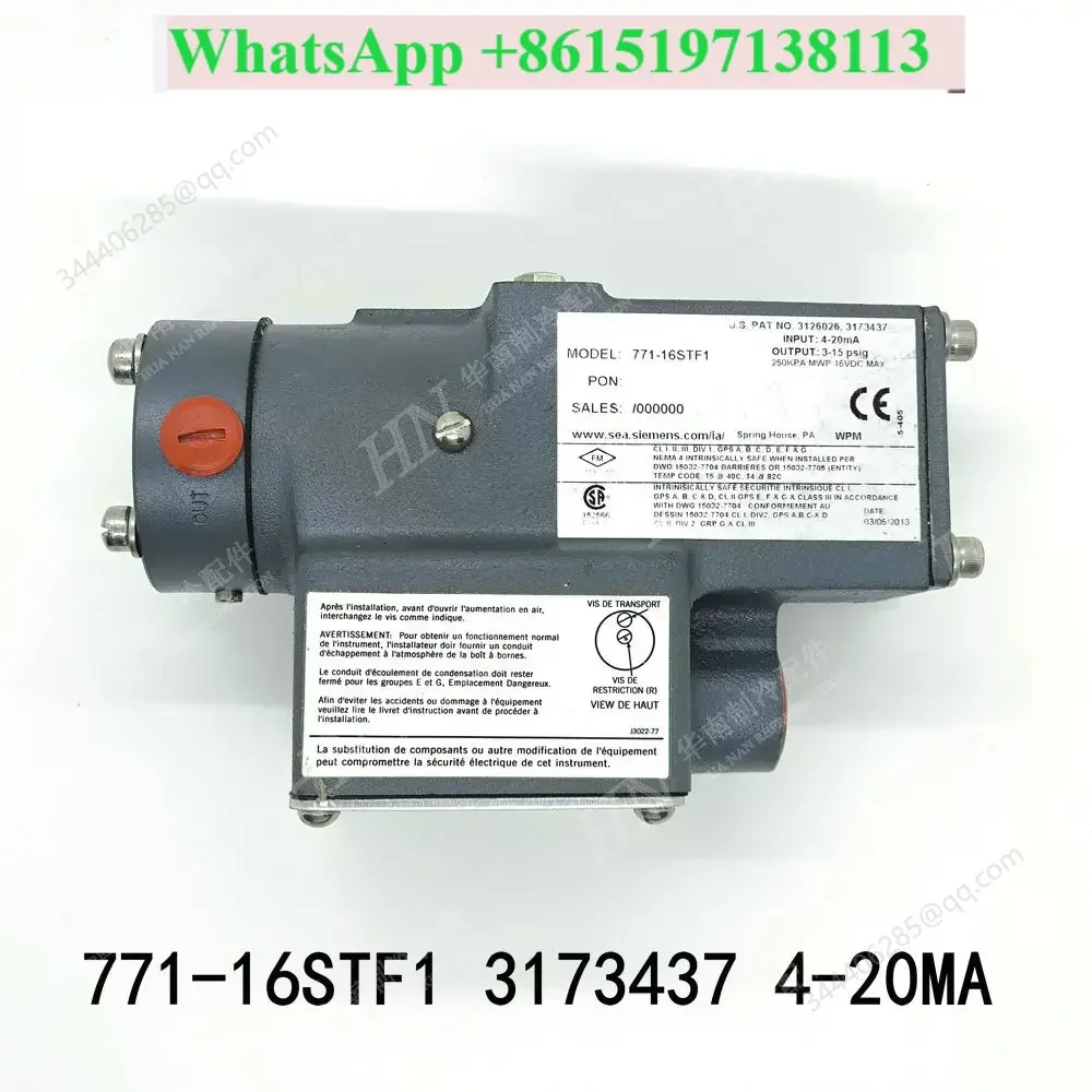 New air conditioning  transmission sensor 771-16STF1 3173437 4-20mA