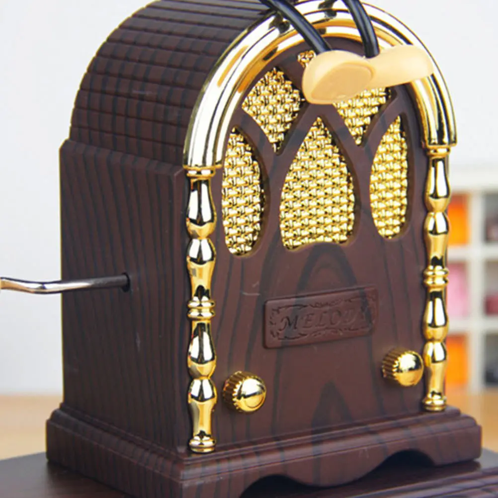 

1Pcs Romantic Couple Puppet Music Box Hand-Cranked Creative Home Ornament Exquisite Gift for Birthday Wedding Christmas New Year