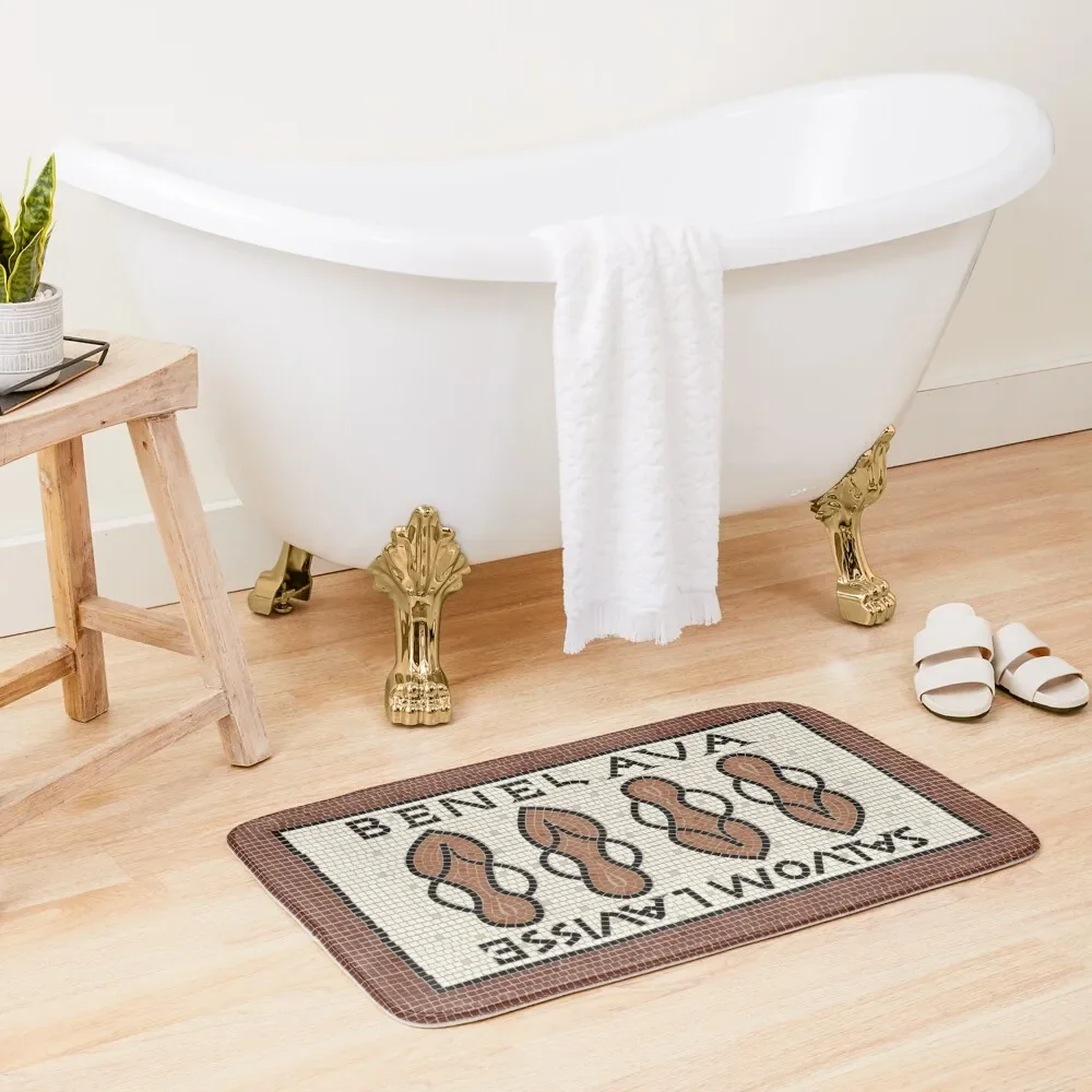 

Bene Lava (Wash well) Bath Mat Bathroom Absorbent Quick Dry House Interior Entrance Mat