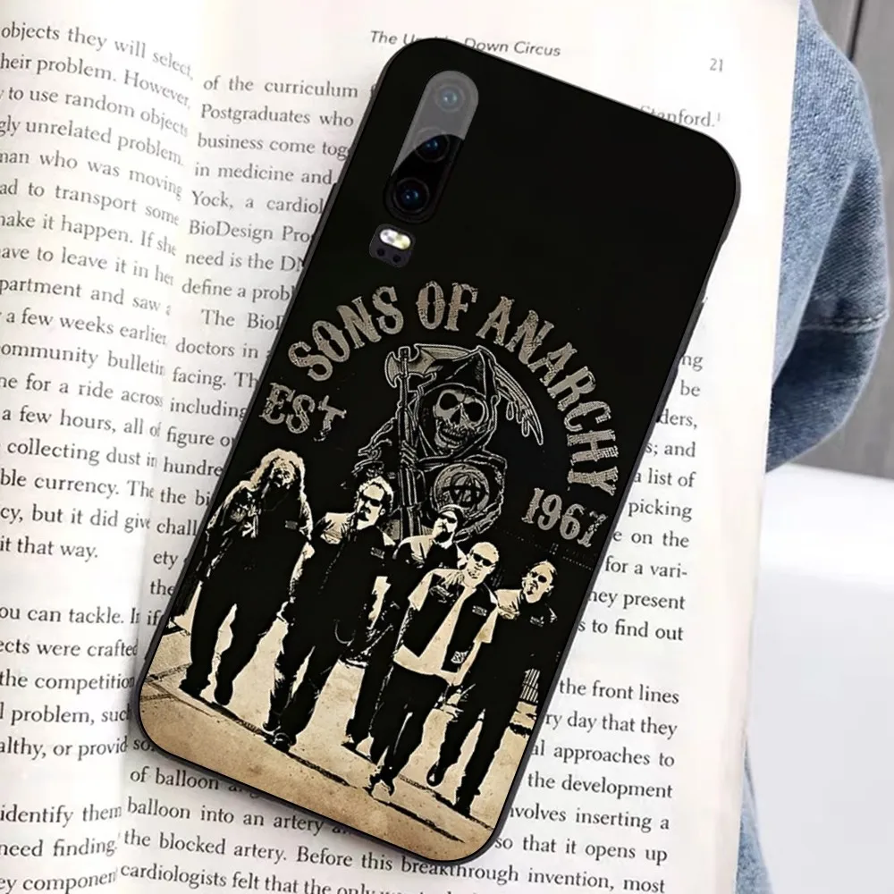 American TV Sons of Anarchy Phone Case For Huawei Honor 10 lite 9 20 7A 9X 30 50 60 70 pro plus Soft Silicone Cover