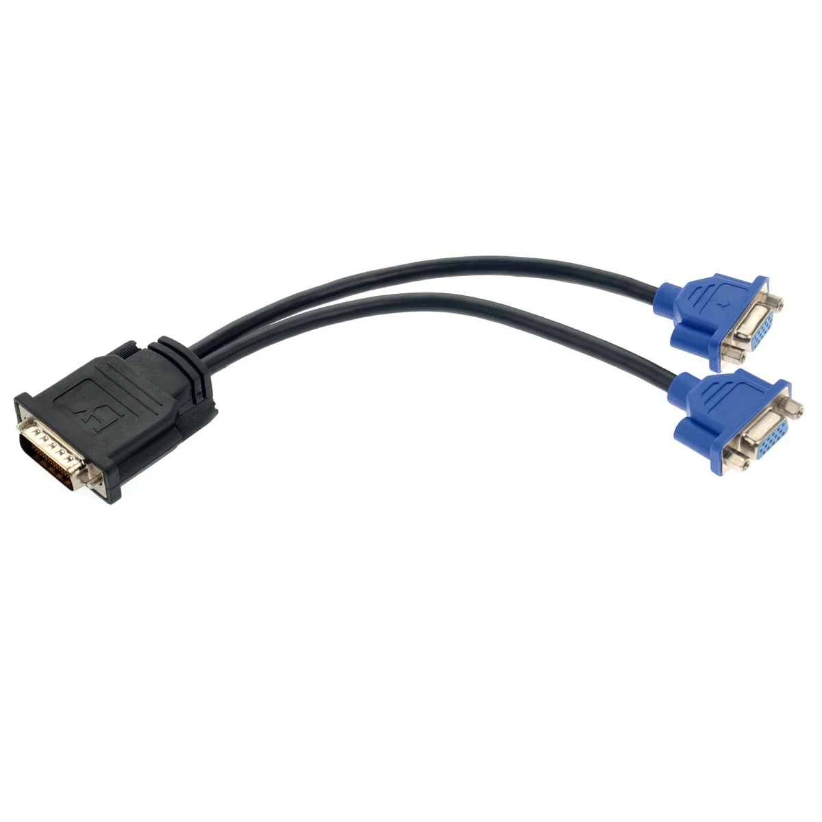 

-59 to Vga Adapter 59-Pin Male Dual Female Splitter Cable for Connecting Two Vga Displays to Thinkcentres Omninos