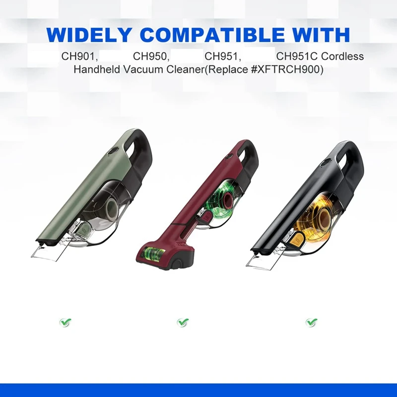 فلتر HEPA لمكنسة القرش ، قطع غيار ، ملحقات ، XFTRCH900 ، CH951C ، CH901 ، CH951 ، CH951C