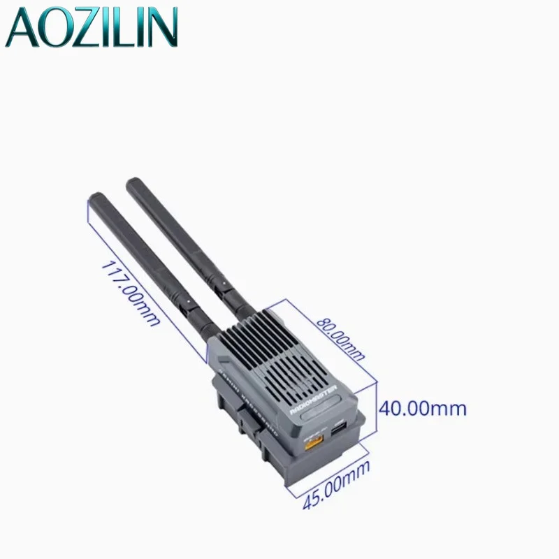 AOZILIN 1W ELRS Crossband TX Module Dual Frequency Diversity Micro Nano RF Head For Long Range FPV Aircraft Remote Control