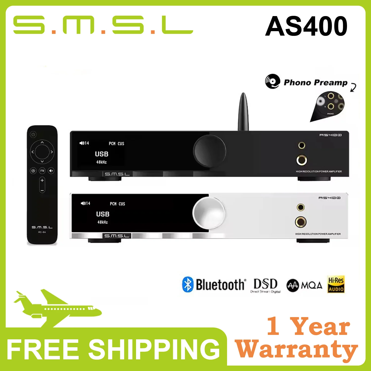 SMSL AS400 مكبر كهربائي وسماعة الرأس أمبير وفك التشفير MA5332MS MQA-CD الصوت DAC CS43131 مضخم ضوت سماعات الأذن XMOS XU-316 2.1 HIFI