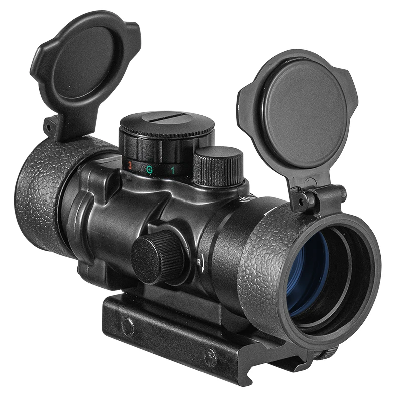 VOMZ 3.5X30 RGB laser sight dot red Tri-Illuminated Tactical Combo Compact Scope Fiber Optics Green Sight