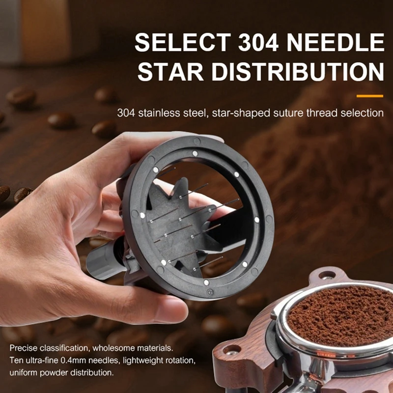 53mmPowder Coffee Mix Espresso Stirring Needle Distributor Dispenser Accessories Tools Cafe Stuff Goods Retail