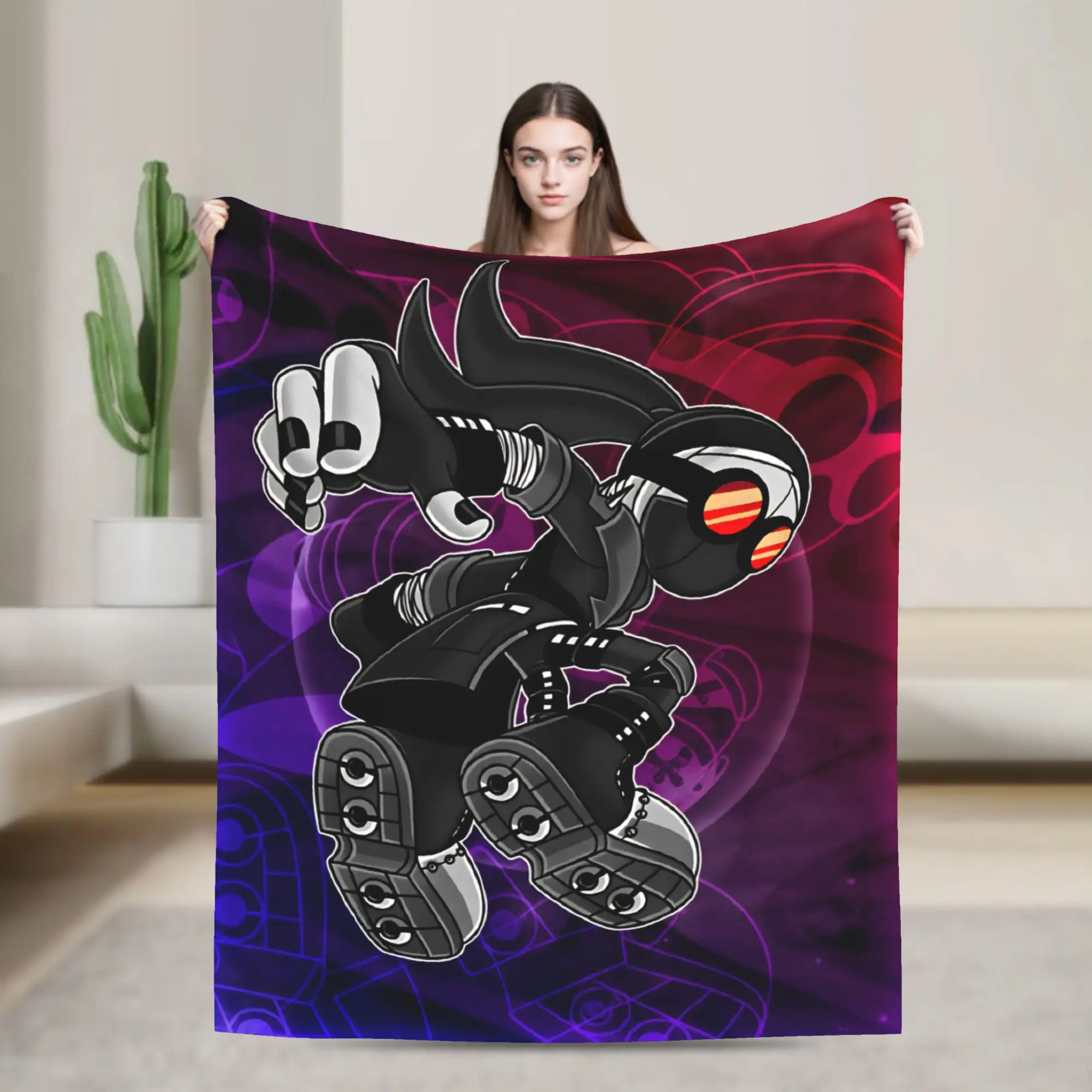 MADNESS COMBAT Blanket  Warm Soft Aesthetic Plush Throw Blanket For Couch Bed Travel Office Flannel Bedspread Bed Cover
