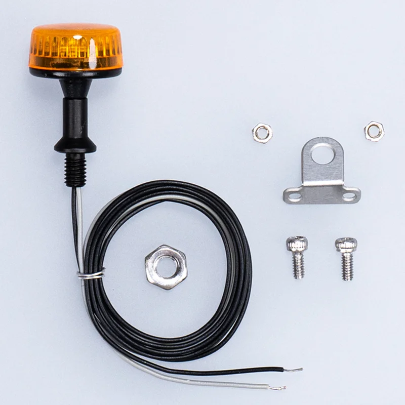 LED 5V Simulated Rotating Light Warning Lamp for 1/14 Tamiya RC Truck SCANIA 770S R620 VOLVO BENZ Arocs MAN TGX Car