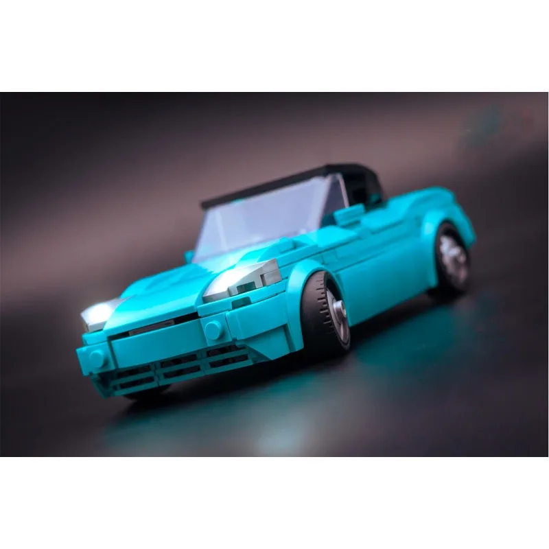 

MOC-191913 New Classic Iconic Super Convertible Sports Car Building Block Model 356 Parts Boys' Children's Birthday Toy