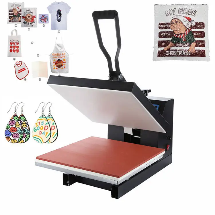38*38CM Semi-Automatic Wholesale DIY T-shirt  Press Machine Flat Heat/Hot Phone Case Puzzle Glass Rock Photo Heat Transfer New