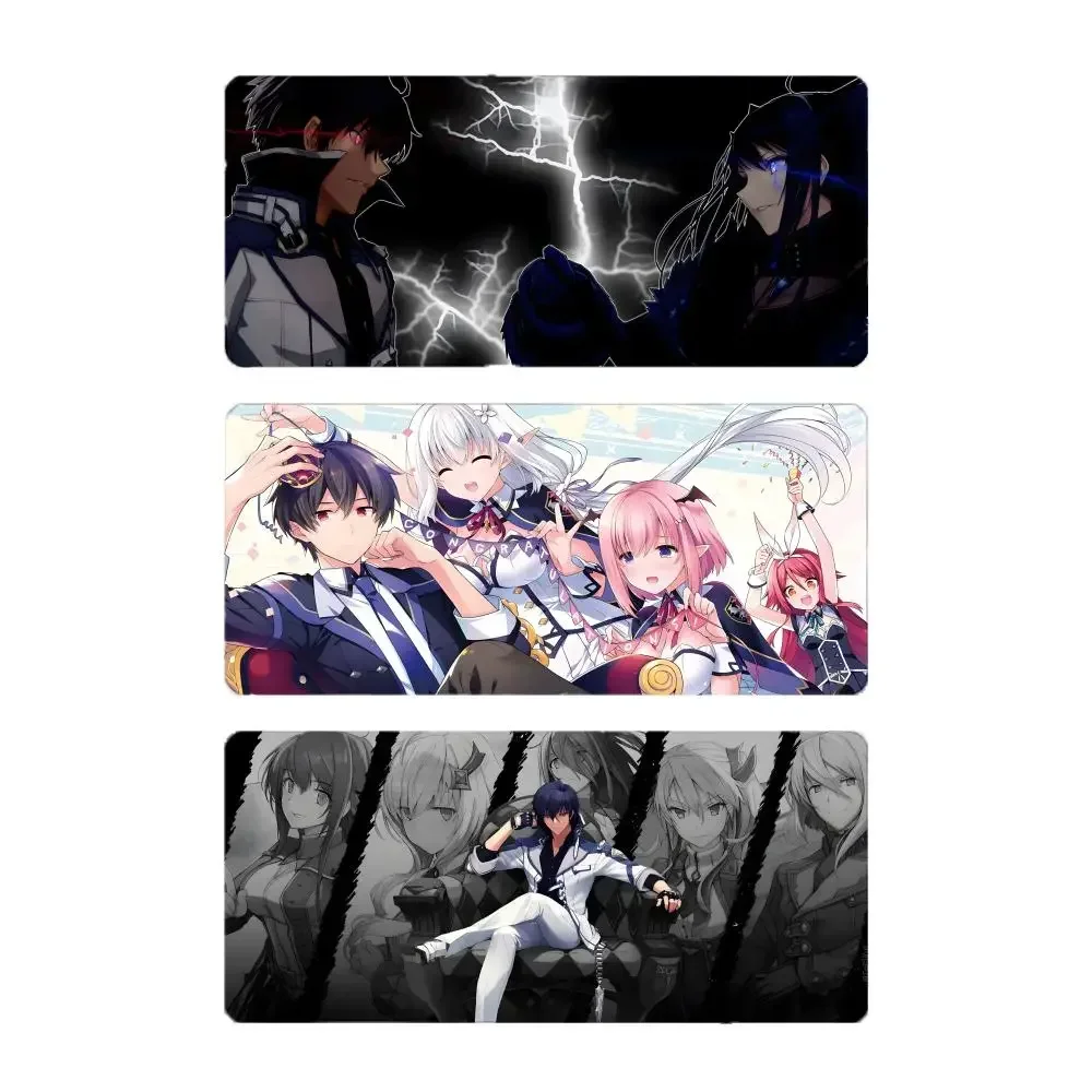 anime fantasy anime T-The Misfit of Demon King Academy Mouse Pad Mousepad Large Gaming LockEdge Thickened PC Table Desk Mat