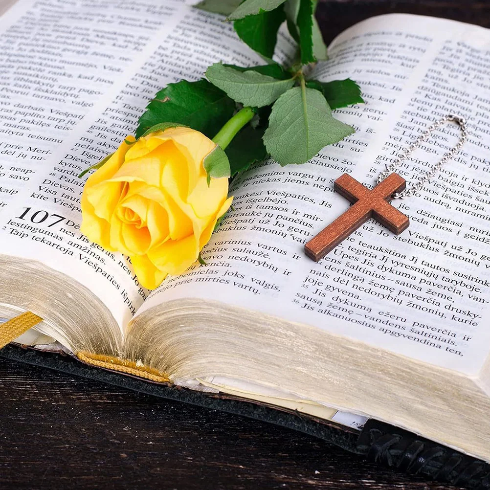 

50pcs Mini Wooden Cross Pendants For Diy Jewelry Keyring Crafting Religious Decorations Easter Baptisms Bracelet