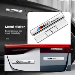 3D M Logo Car Body Side Badge Body Rear Trunk Decor Sticker Car Modification Accessorie For BMW M Performance E36 E46 E60 E90