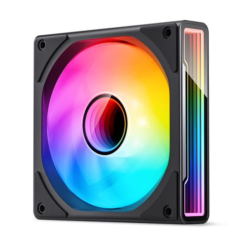 JONSBO ZK-120 3in1 Computer Case Fan 120mm 5V 3PIN ARGB Wire-free Splicing Infinite Mirror Lighting Effect CPU Cooling Fan