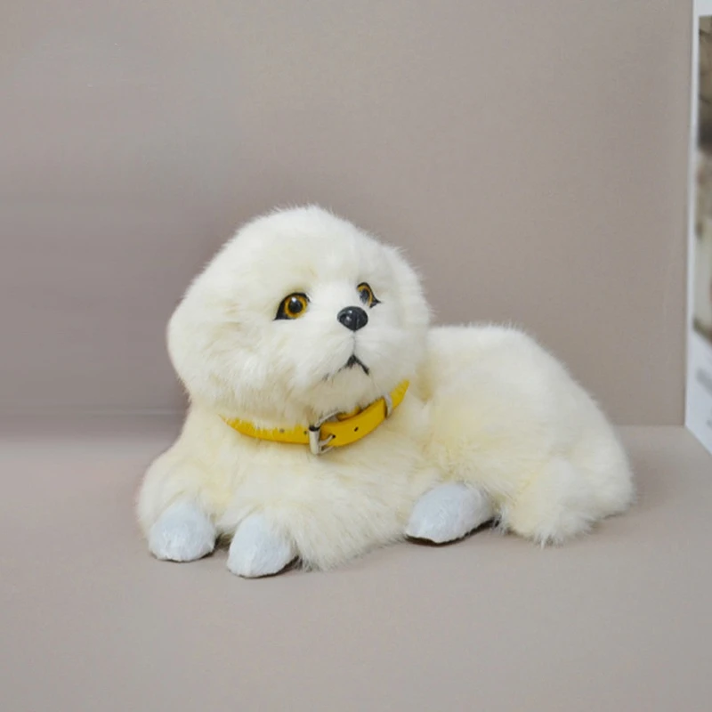 محاكاة الكلب ألعاب الدمى لطيف النوم دمية على شكل كلب Kawaii الحيوان محشوة لينة جرو لعبة تفاعلية للمنزل والسيارة الديكور