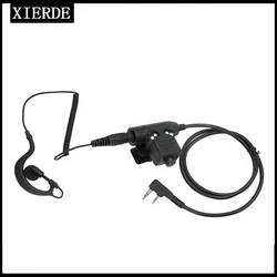 Two Way Radio Tactical Headset for Baofeng UV5R K5 K6 Walkie Talkie 7.1mm  Earphone K-type U94PTT micphone ear-hook