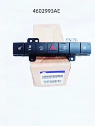 Original Double Jump Warning Light Switch, 6 Sets Of Switches, 4602993AE, 4602993AC, Suitable For: WranglerJK,Free Man,2011-2018