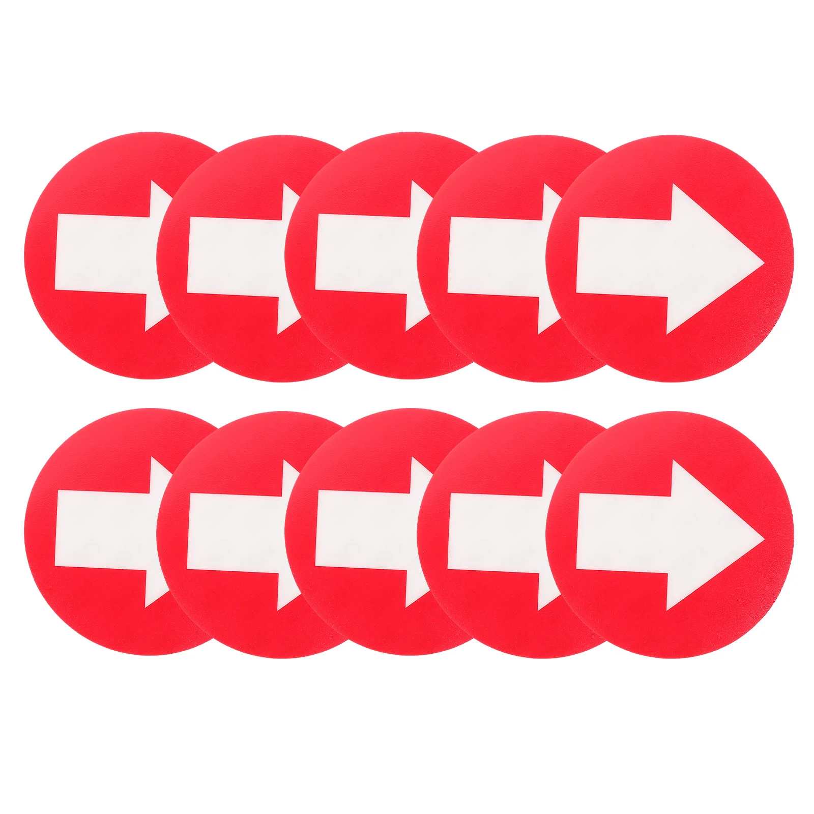 

10Pcs PVC Arrow Direction Signs Reflective Adhesive Markers Trail Navigation Stickers Outdoor Camping Durable Waterproof Pack
