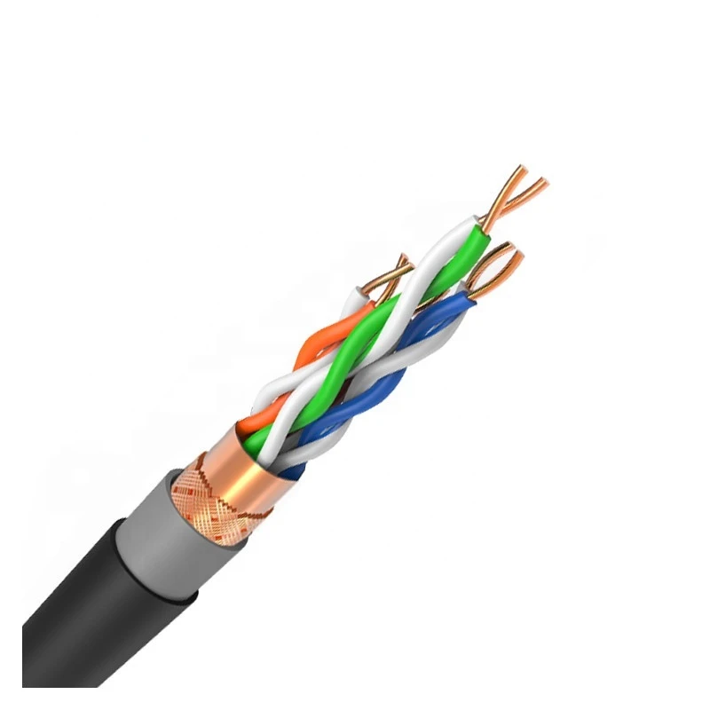 

Twisted pair 23awg 305m per roll FTP copper communication outdoor sftp cat5e lan cable