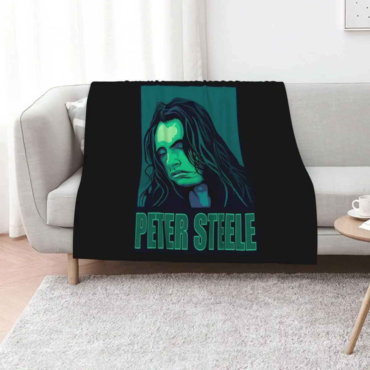 Day Gift For Peter Steele Halloween Throw Blanket Hairys Decorative Sofas Decorative Beds Cute Weighted Furrys Blankets