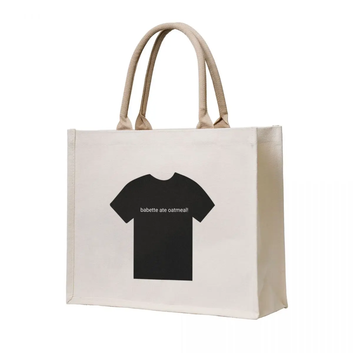 

babette ate oatmeal! Tote Bag shopping cart bags Shopper bag Women's beach bags