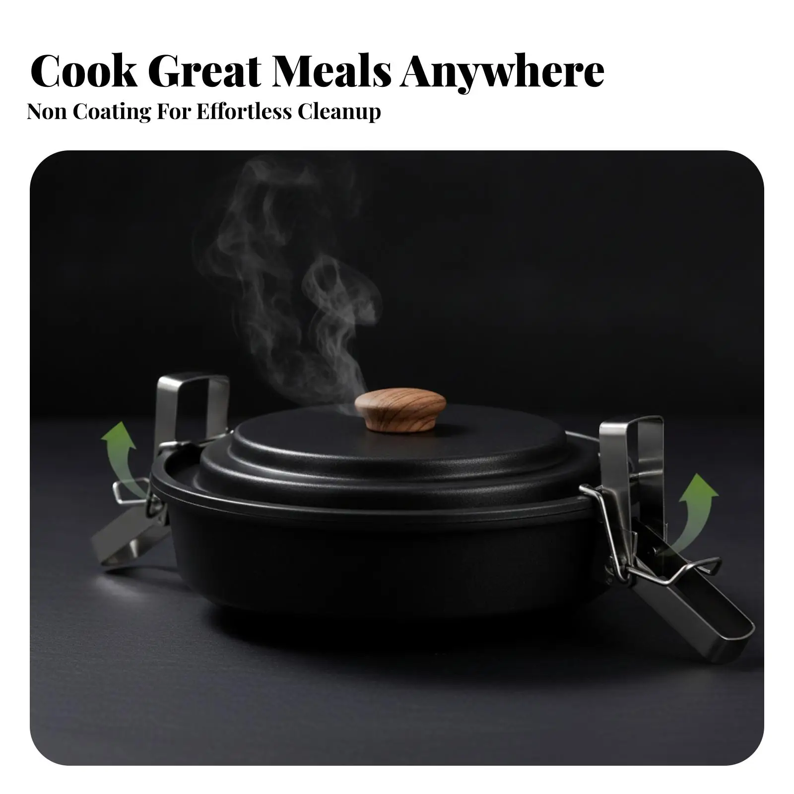 Micro-Pressure Pot with Storage Bag Versatile Cookware for Backpackers