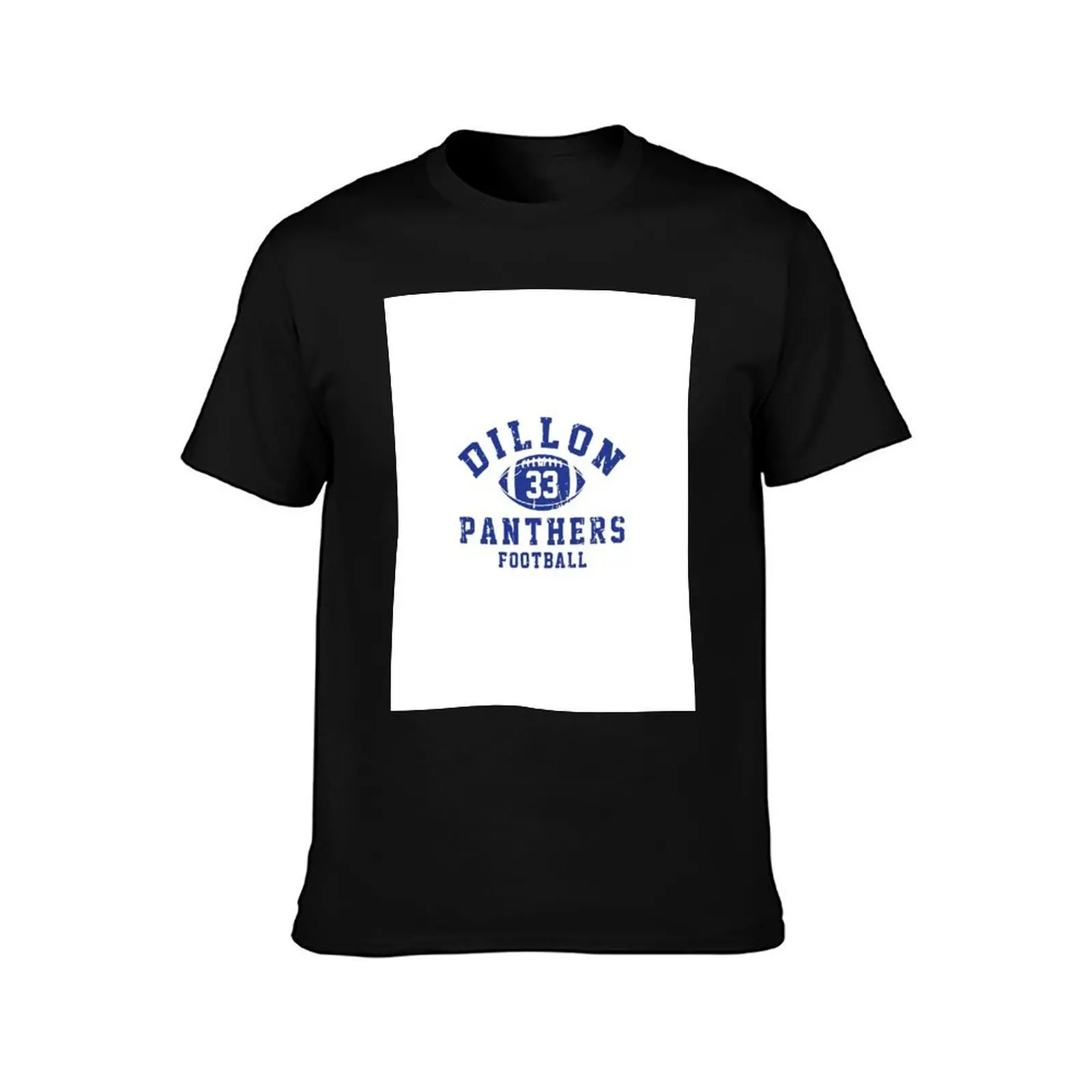 Dillon 33 Panthers Football T-Shirt Urban Style Casual Short Sleeve Top T-Shirt