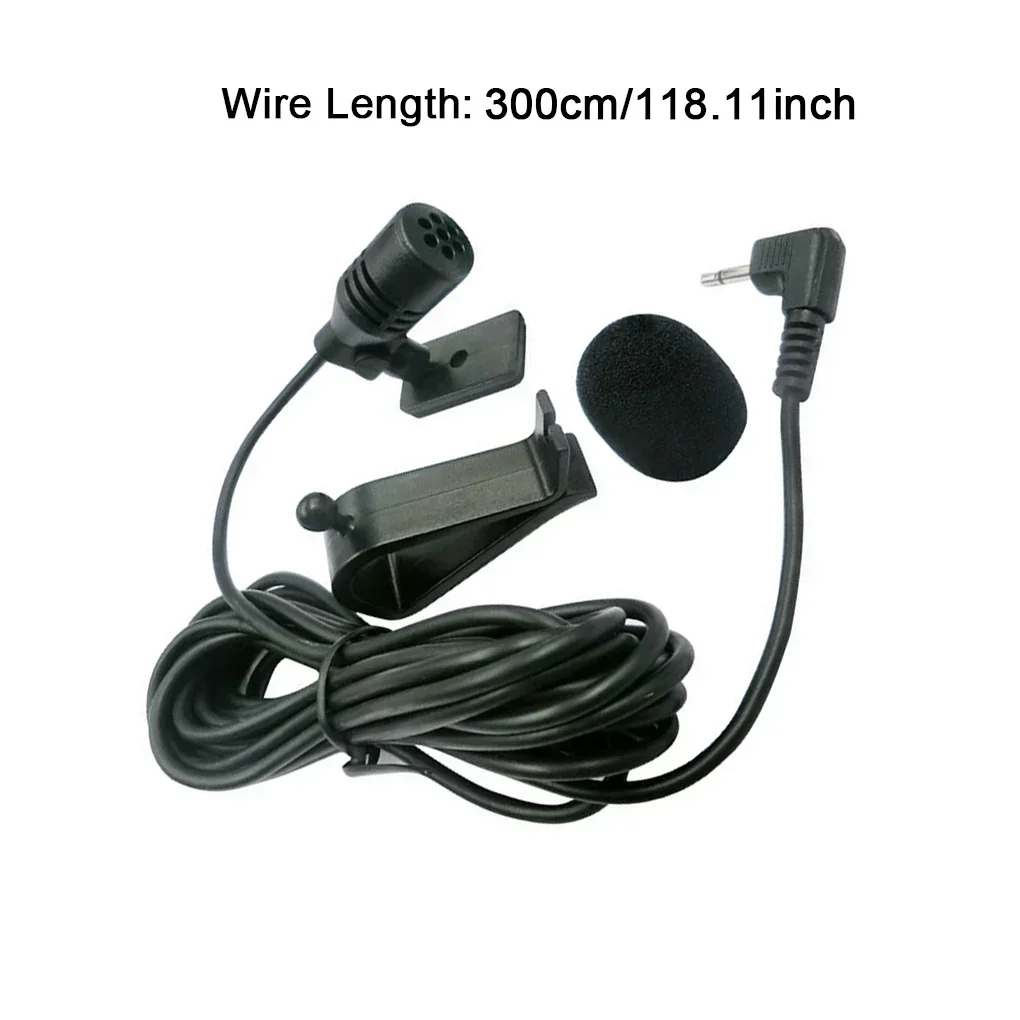 2.5mm Car Audio Microphones Jack Plug Mic Light Vehicular Accessories Consumer Electronics Enabled Replacement