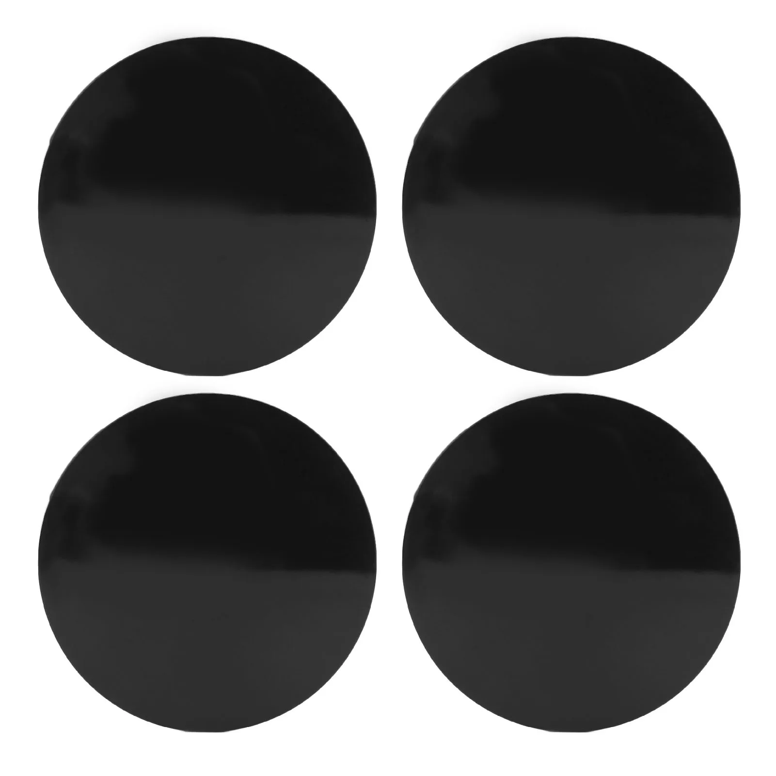 Wheel Center Hub Caps 56mm Car Wheel Center Hub Caps Black Compact Tyre Rim Hub Cover for Vehicle