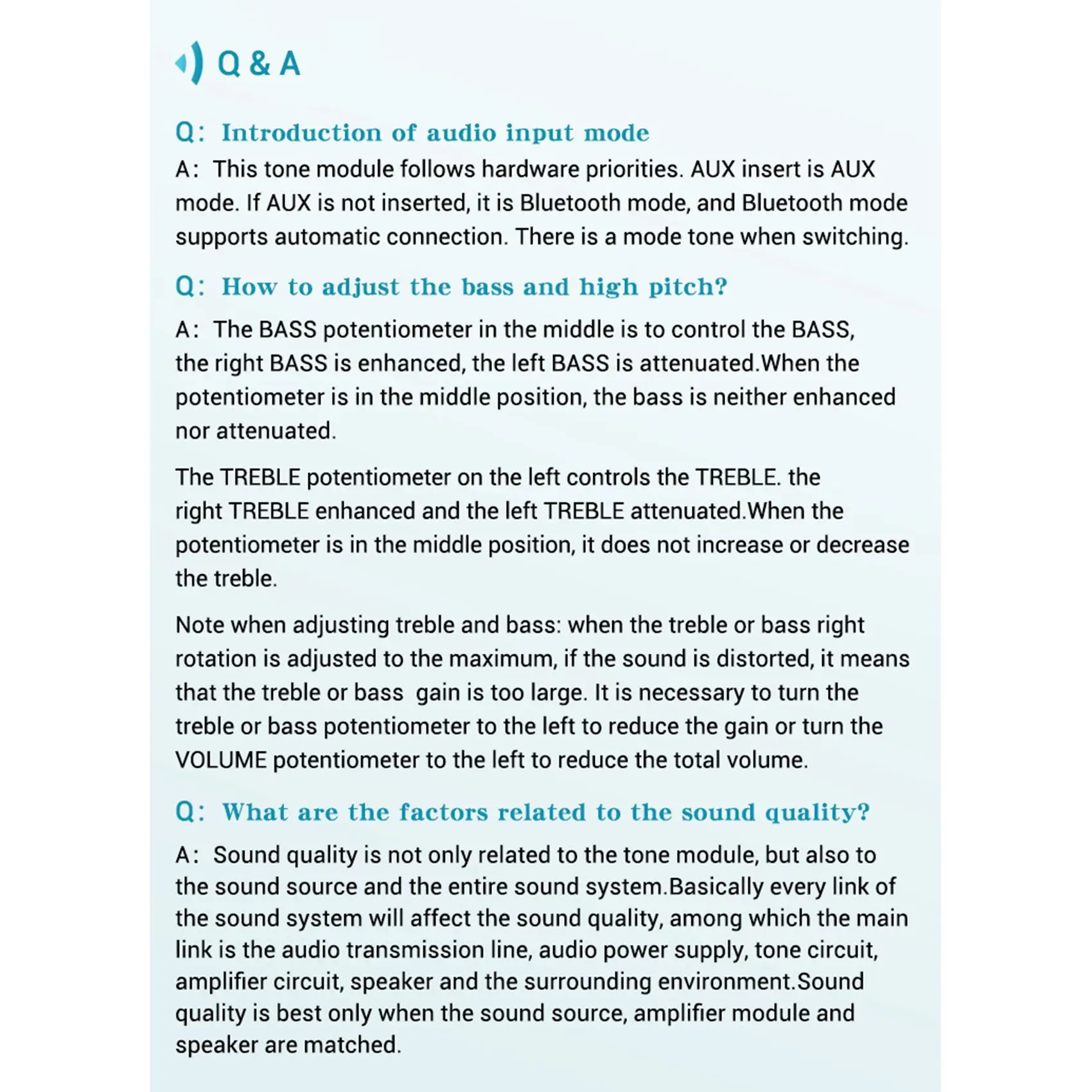 HFES Bluetooth 5.0 디코더 보드 듀얼 채널 스테레오 저잡음 고음 및 저음 프리 모듈 증폭기 보드 ZK-PT1